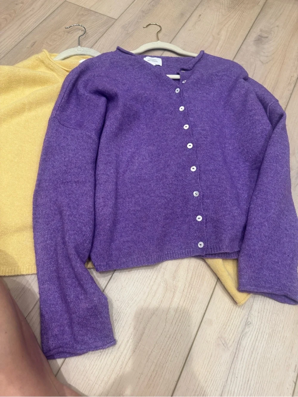 2 Cardigans from “Things Between” Sweater size small - Picture 2 of 4